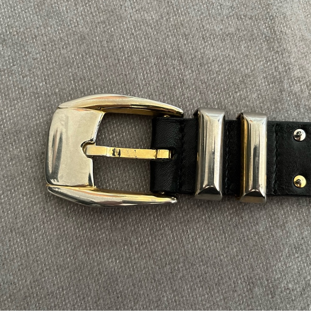 Vintage 1989 Gianni Versace Medusa Head Medallion Dress Belt Collectable